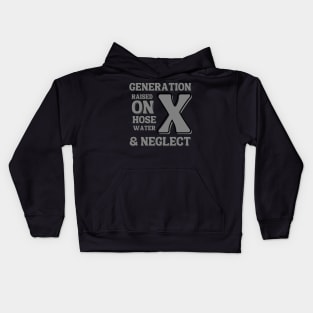 Generation X Funny Quote Kids Hoodie